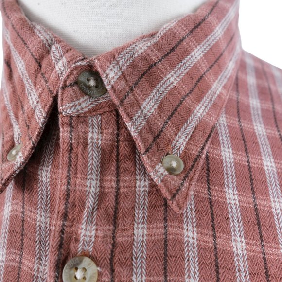 Columbia Authentic Issue Mens M Plaid Long Sleeve Shirt Vintage Y2K - Picture 4 of 12